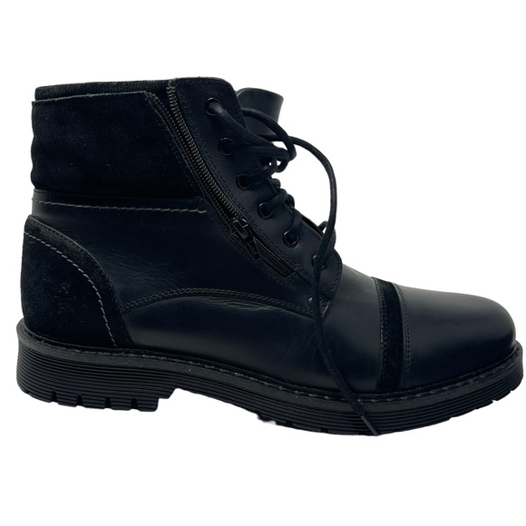 Reserved Footwear Men’s The Dartrey Black Leather & Suede Size 13 New main image 2